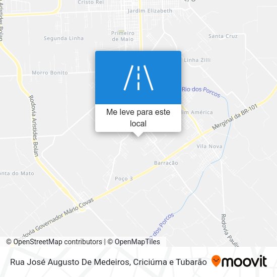 Rua José Augusto De Medeiros mapa