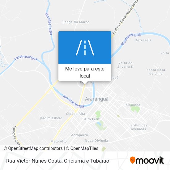 Rua Victor Nunes Costa mapa
