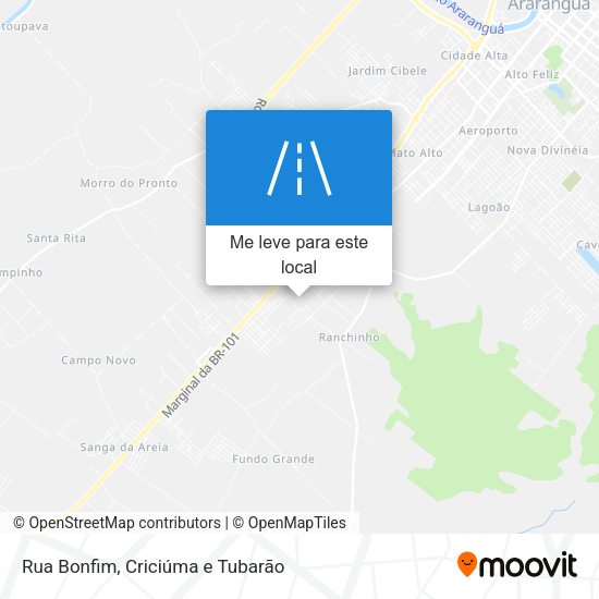 Rua Bonfim mapa