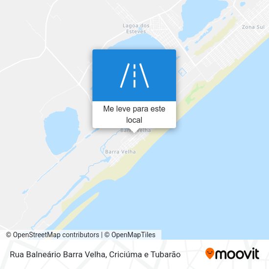 Rua Balneário Barra Velha mapa