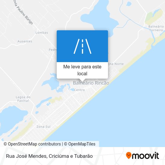 Rua José Mendes mapa
