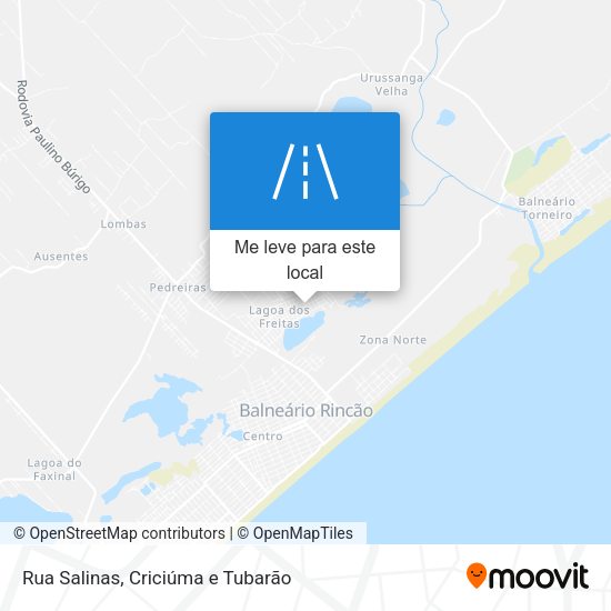 Rua Salinas mapa
