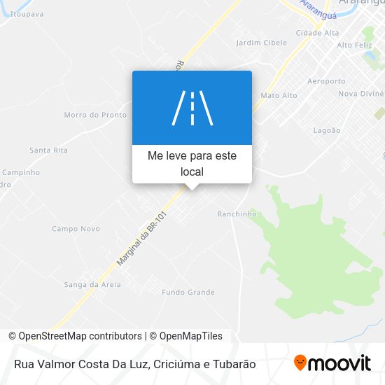 Rua Valmor Costa Da Luz mapa