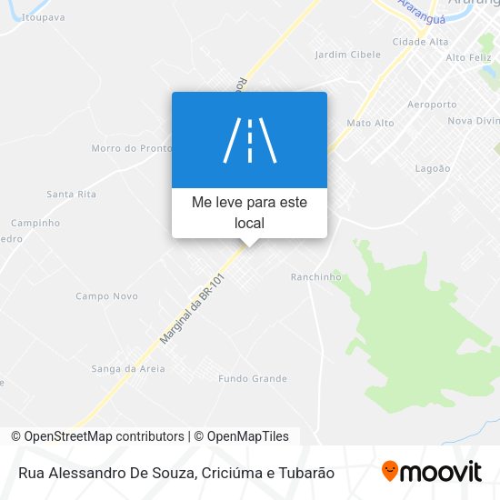 Rua Alessandro De Souza mapa