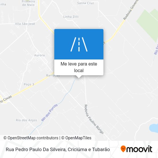Rua Pedro Paulo Da Silveira mapa