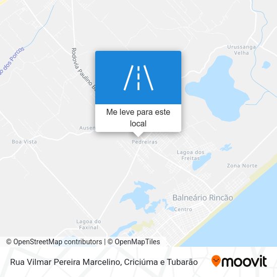 Rua Vilmar Pereira Marcelino mapa