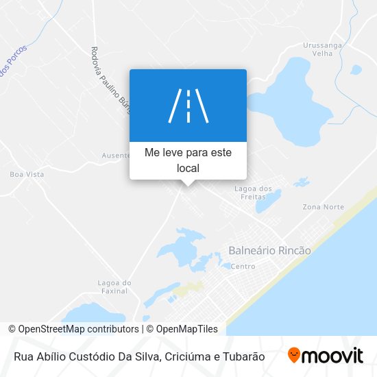 Rua Abílio Custódio Da Silva mapa