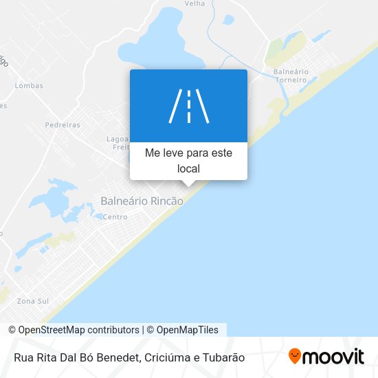 Rua Rita Dal Bó Benedet mapa