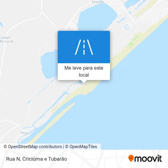 Rua N mapa
