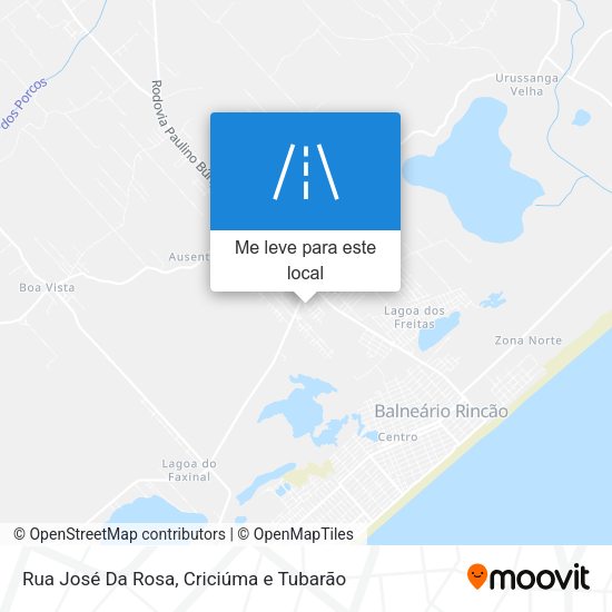 Rua José Da Rosa mapa
