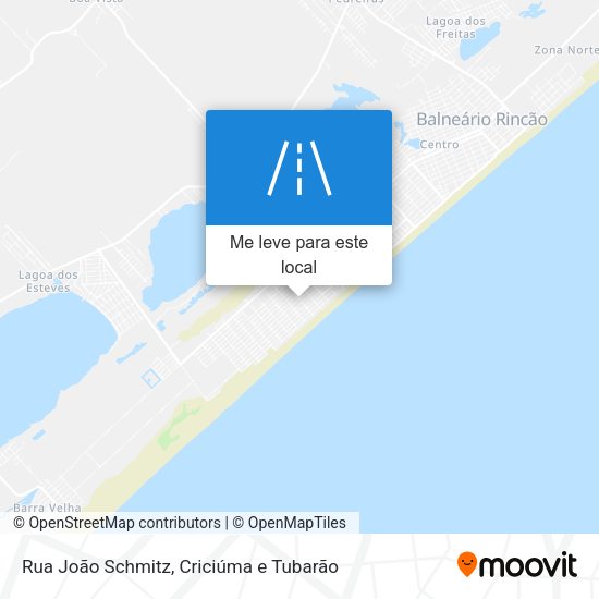 Rua João Schmitz mapa