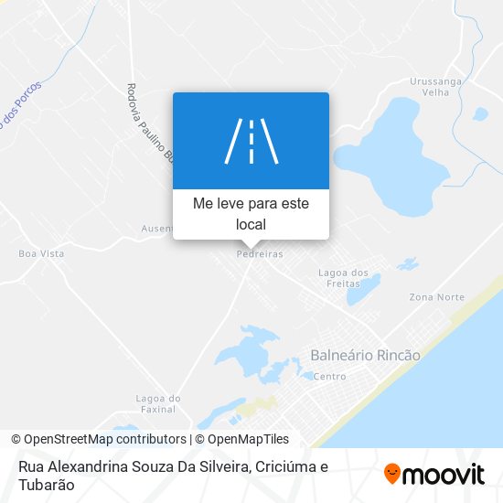 Rua Alexandrina Souza Da Silveira mapa