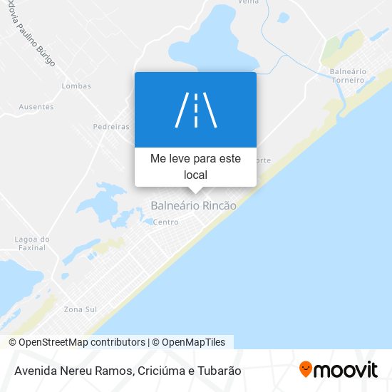 Avenida Nereu Ramos mapa