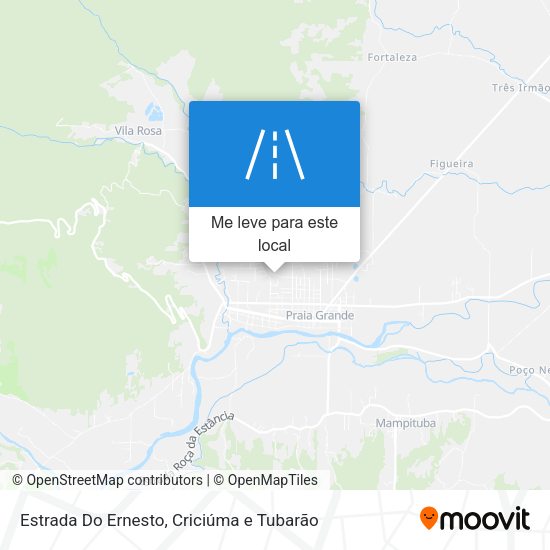 Estrada Do Ernesto mapa