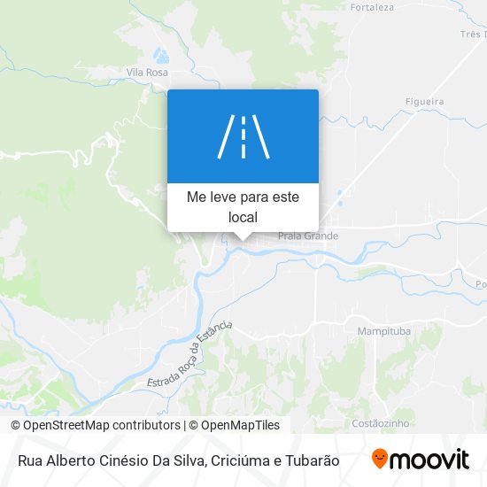 Rua Alberto Cinésio Da Silva mapa