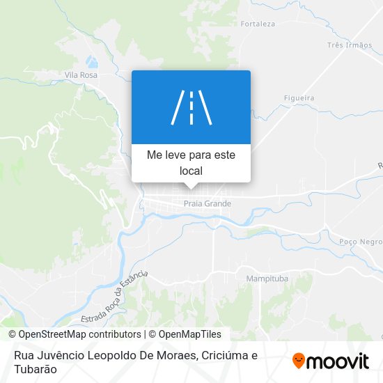 Rua Juvêncio Leopoldo De Moraes mapa