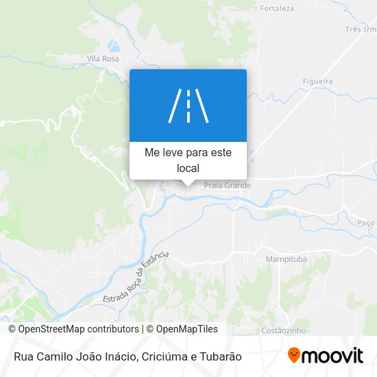 Rua Camilo João Inácio mapa