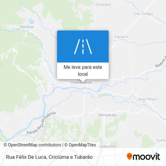 Rua Félix De Luca mapa