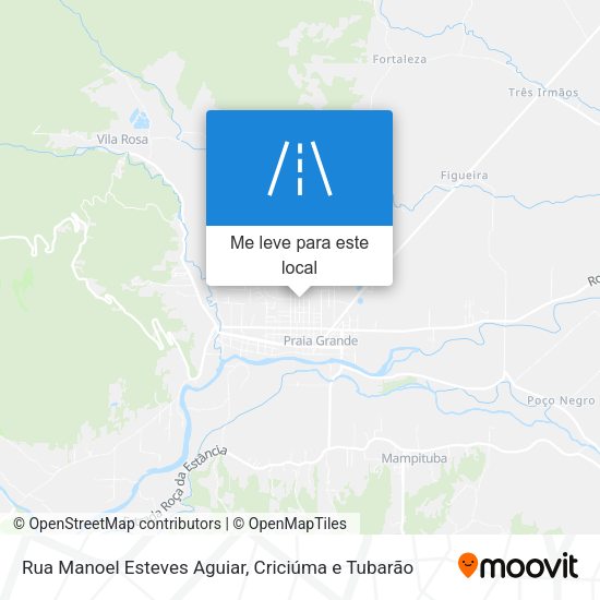 Rua Manoel Esteves Aguiar mapa