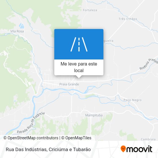 Rua Das Indústrias mapa