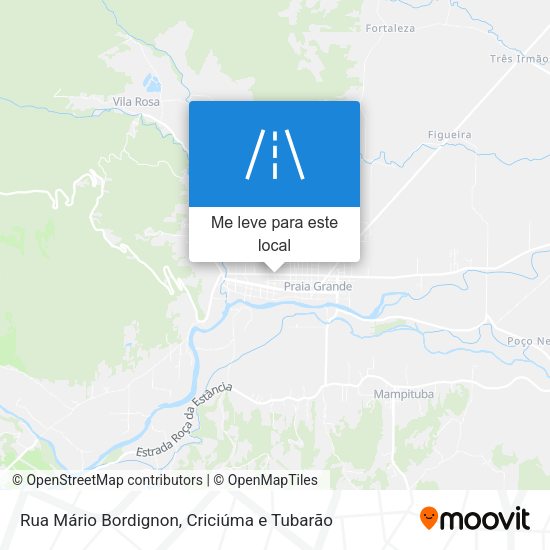 Rua Mário Bordignon mapa