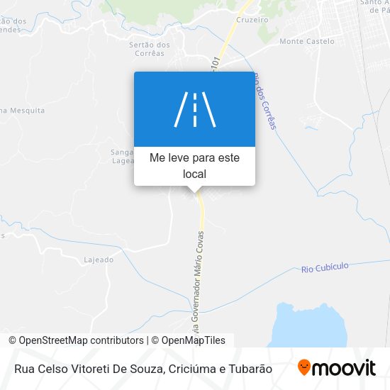 Rua Celso Vitoreti De Souza mapa