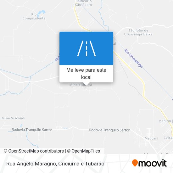 Rua Ângelo Maragno mapa