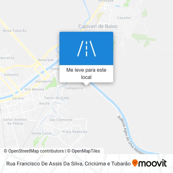Rua Francisco De Assis Da Silva mapa
