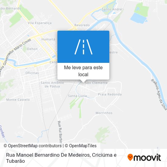 Rua Manoel Bernardino De Medeiros mapa
