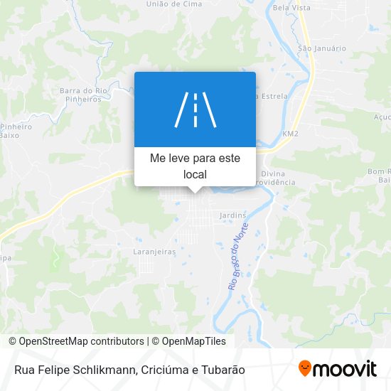Rua Felipe Schlikmann mapa