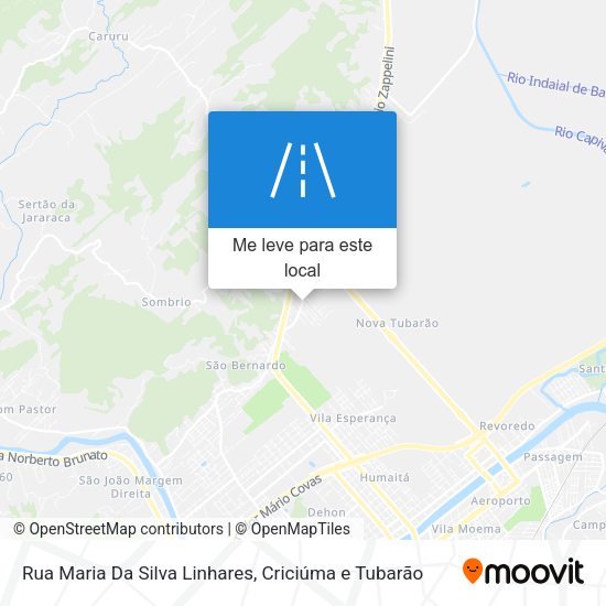 Rua Maria Da Silva Linhares mapa