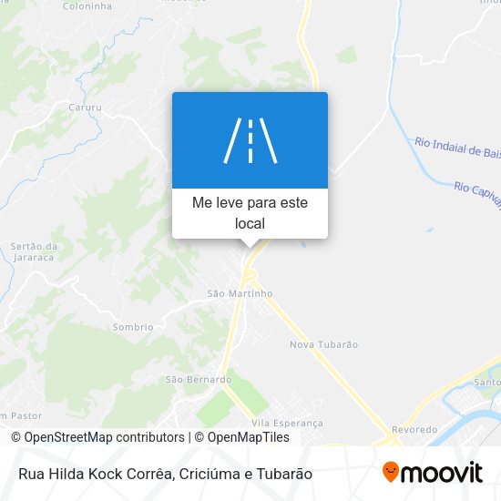 Rua Hilda Kock Corrêa mapa