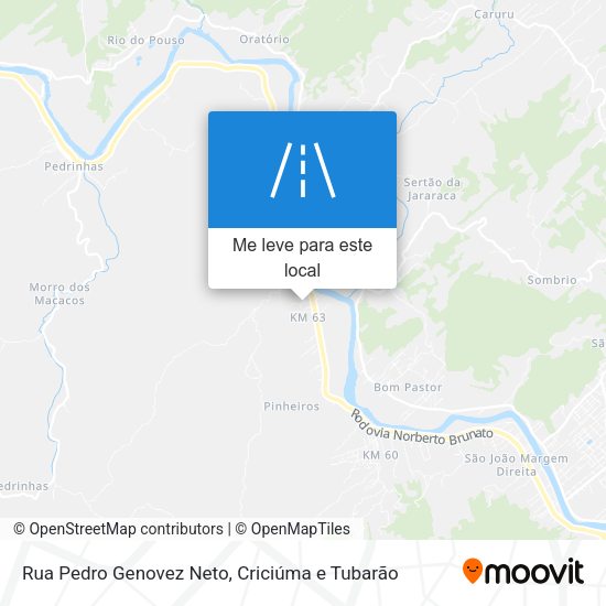 Rua Pedro Genovez Neto mapa