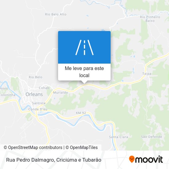 Rua Pedro Dalmagro mapa
