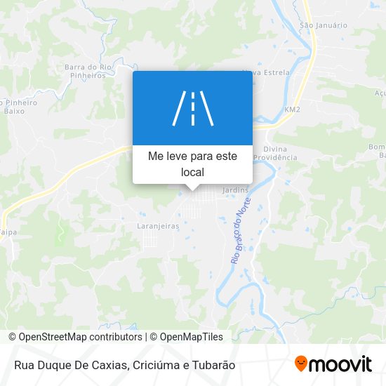 Rua Duque De Caxias mapa