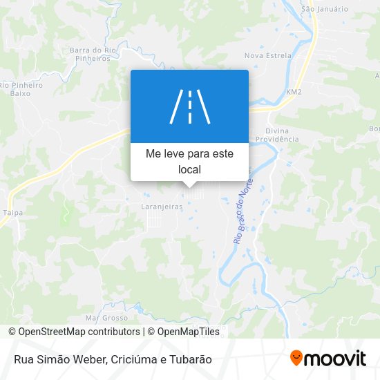 Rua Simão Weber mapa