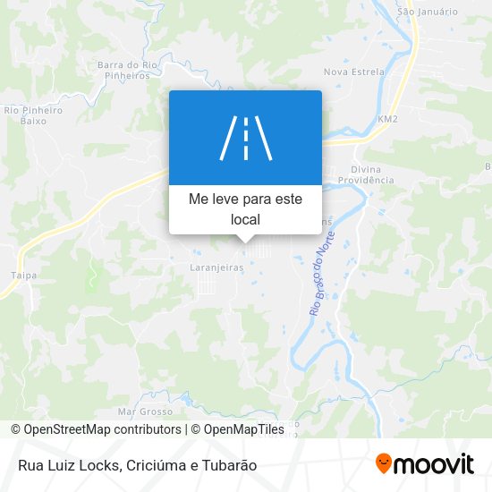 Rua Luiz Locks mapa
