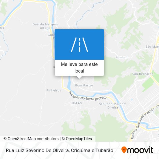 Rua Luiz Severino De Oliveira mapa