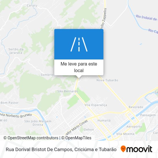 Rua Dorival Bristot De Campos mapa
