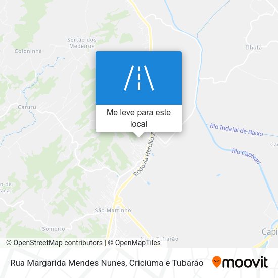 Rua Margarida Mendes Nunes mapa