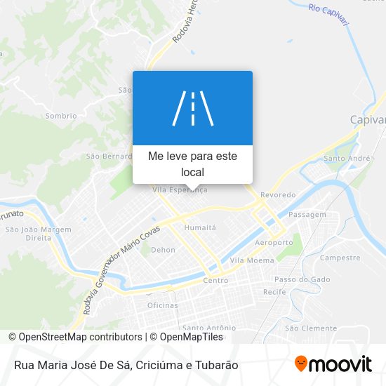 Rua Maria José De Sá mapa