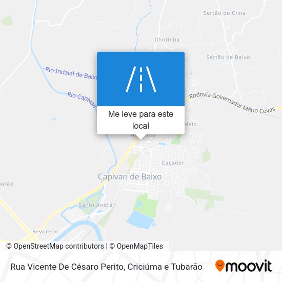 Rua Vicente De Césaro Perito mapa