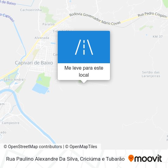 Rua Paulino Alexandre Da Silva mapa