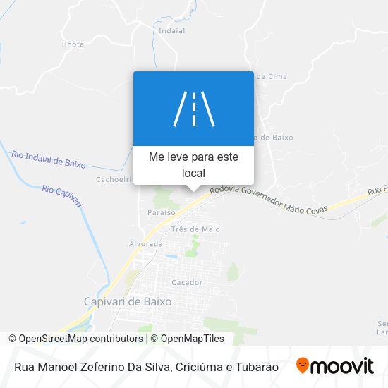 Rua Manoel Zeferino Da Silva mapa