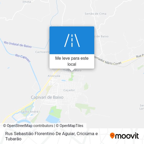 Rus Sebastião Florentino De Aguiar mapa