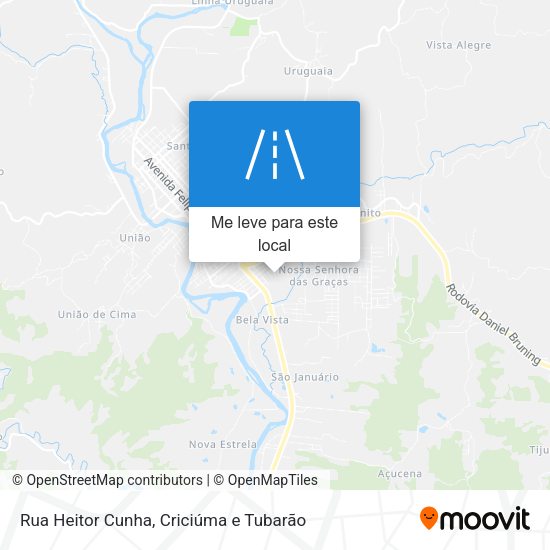 Rua Heitor Cunha mapa