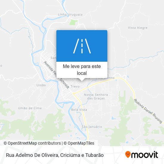Rua Adelmo De Oliveira mapa