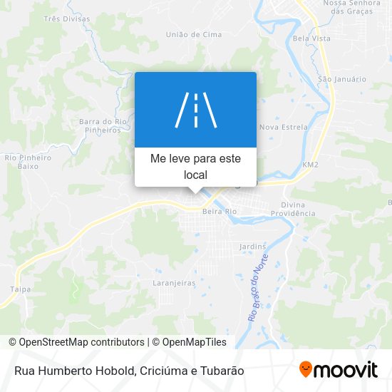 Rua Humberto Hobold mapa
