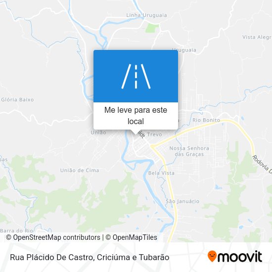 Rua Plácido De Castro mapa