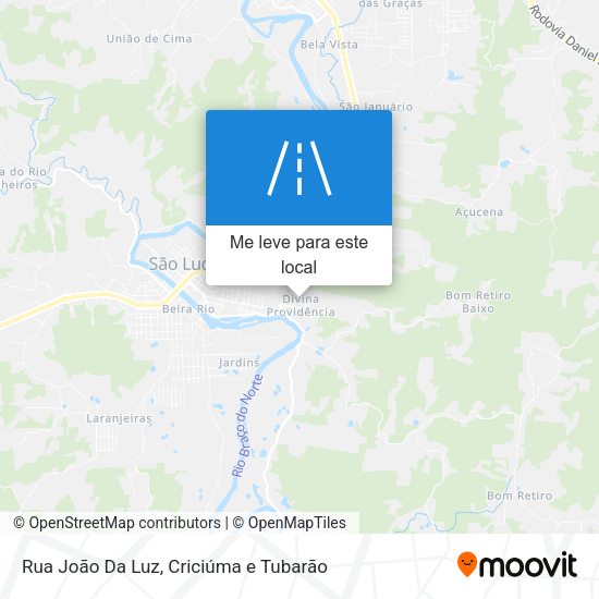 Rua João Da Luz mapa
